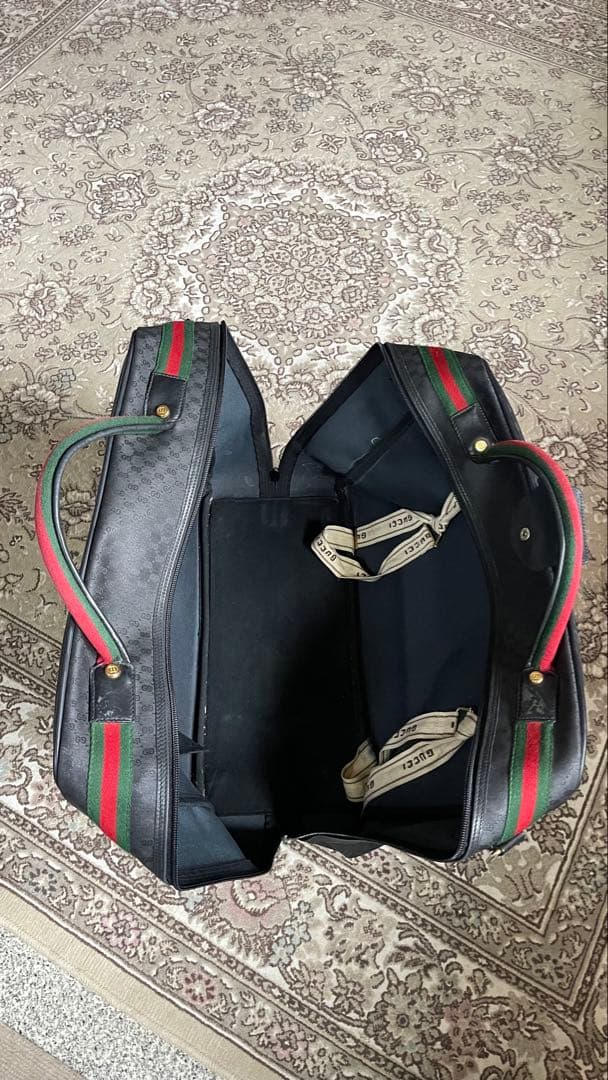 GUCCI ハンドバッグ 黒 ヴィンテージ