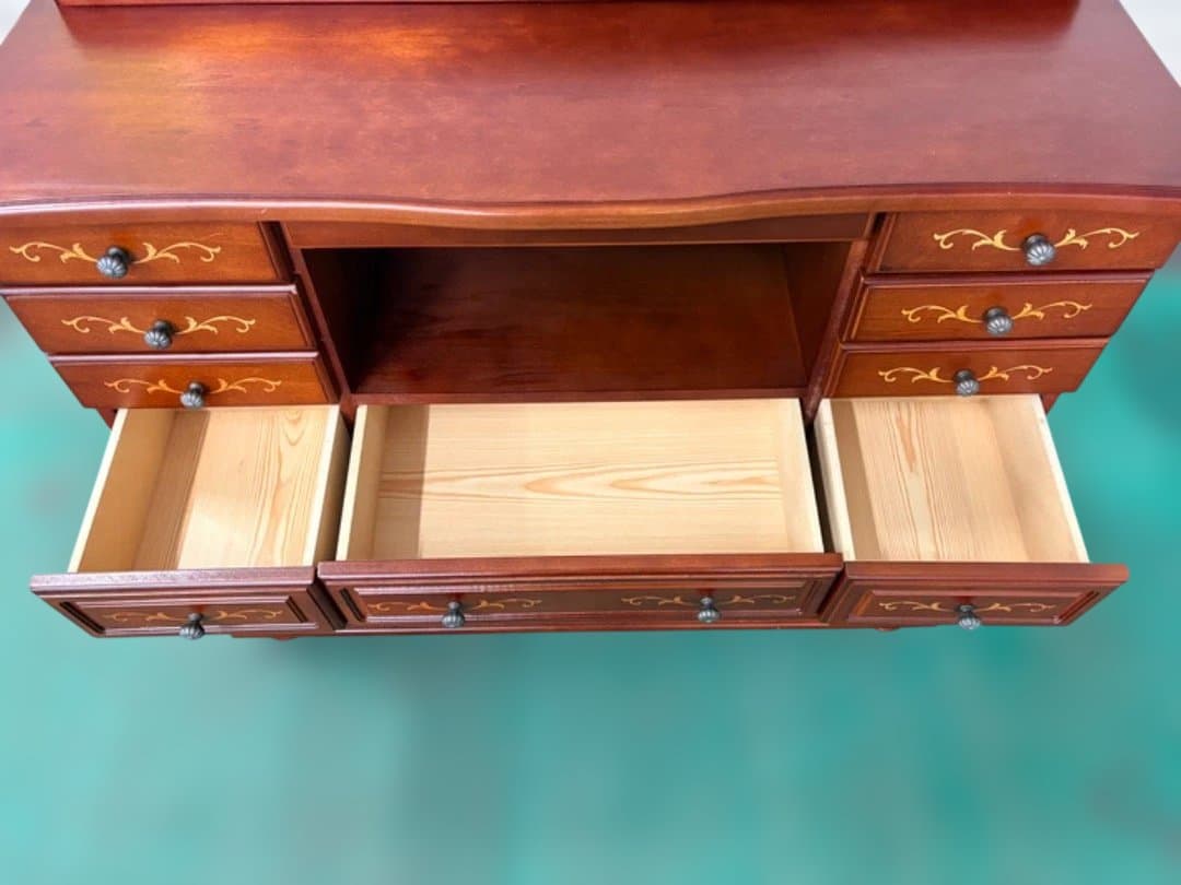 ま*ん様 イタリア調　サイドボード　象嵌細工　チェスト　キャビネット　アンティー