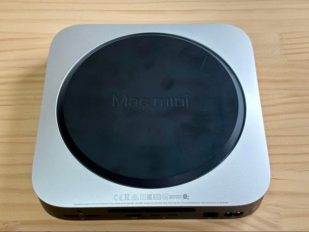ミニPC Apple Mac mini (M1, 2020) 16GB/512GB