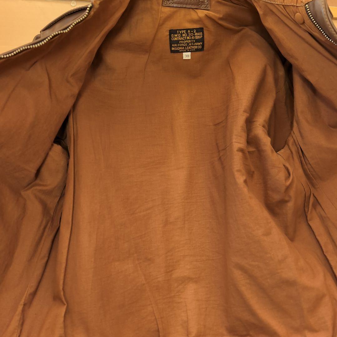 インシグニアレザー　A-2　ホースハイドジャケット