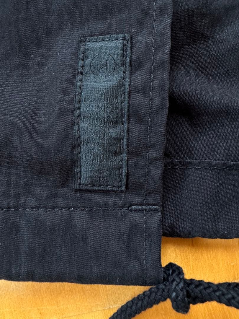 SEQUEL FISHTAIL TRENCH COAT BLACK M 黒