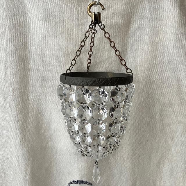 フランスアンティーク◆バッグシャンデリア小さめ＃雅姫さん家具ミラー棚オクトゴナル