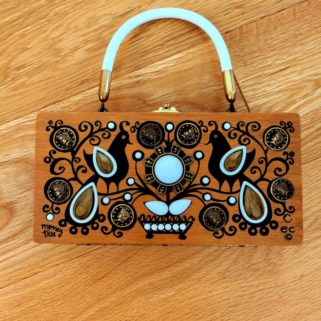 エニットコリンズ　アンティークBOXバッグ