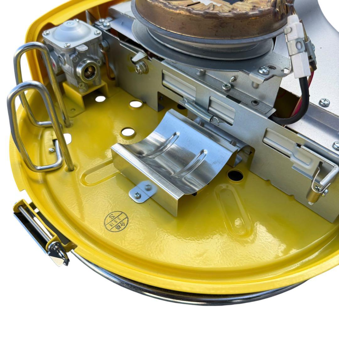 【美品】アラジン ポータブルガスストーブ イエロー SAG-BF02