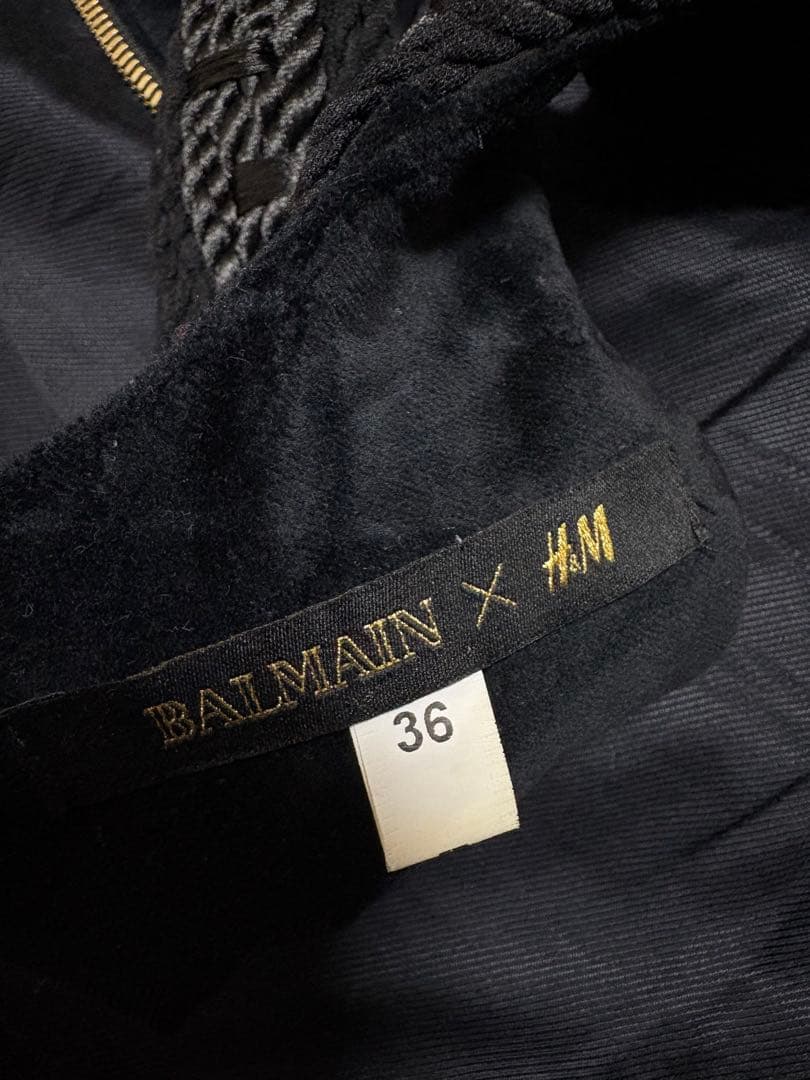 Balmainバルマンワンピースドレス ピエールバルマン オリヴィエルスタン36
