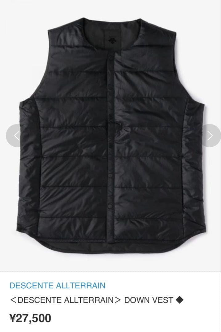 ジャケット・アウター DESCENTE ALLTERRAIN H.C.S.DOWN VEST