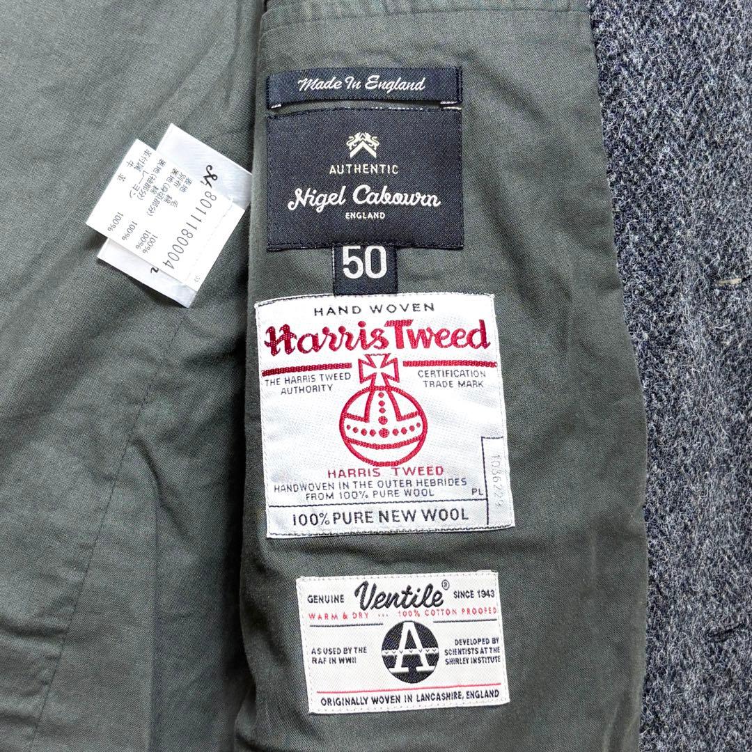 【極美品】ナイジェルケーボン ハリスツイード マロリージャケット XL