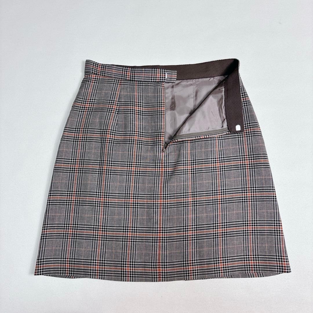 ペッパピグ  loin. チェック柄 ミニスカート バックル プリーツ M
