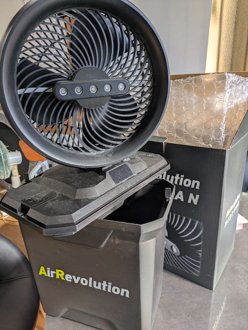 ポータブルミスト扇風機