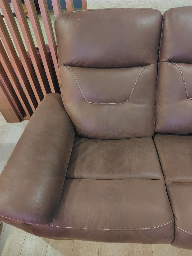 関家具 三人掛け 電動ソファ