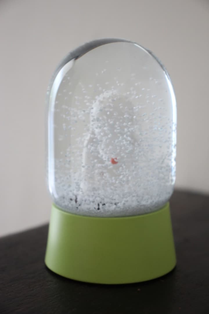 青森県立美術館　奈良美智　あおもり犬　スノードーム