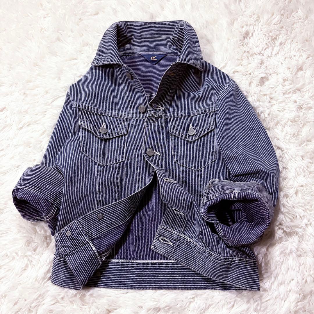 45rpm ヒッコリー ストライプ デニムジャケット Gジャン 45R サイズ1