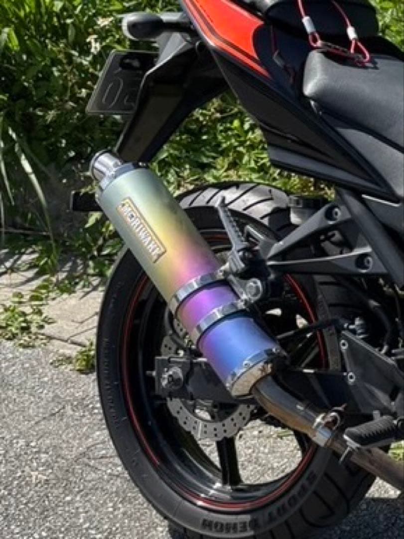MORIWAKI スリムタイプ マフラー グラデーション　 Ninja250R