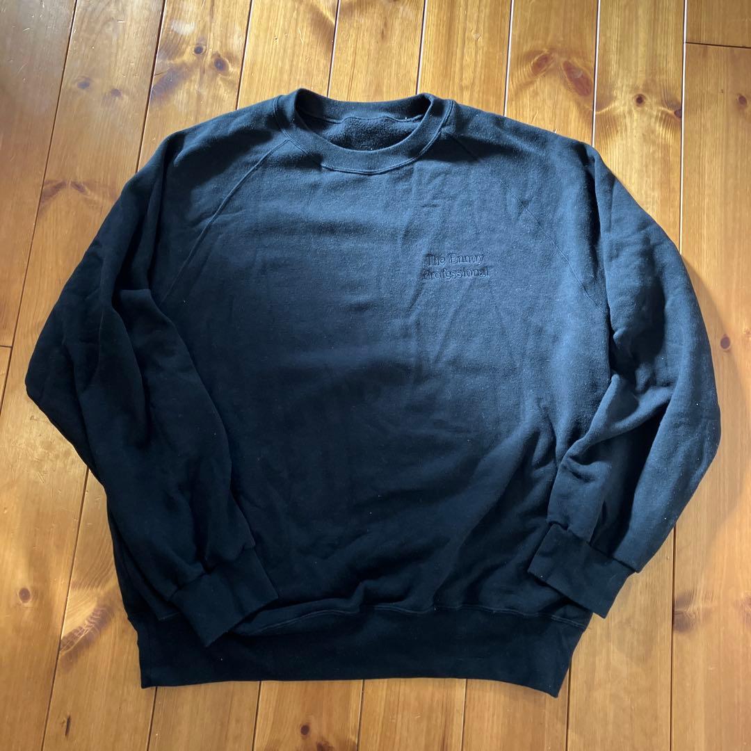 ennoy クルーネックスウェット　　黒　XL