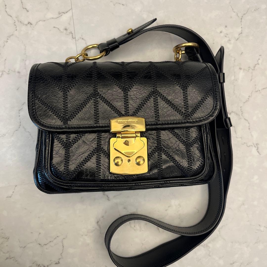 （美品）miumiu ショルダーバッグ 5BD161 クロスボディ
