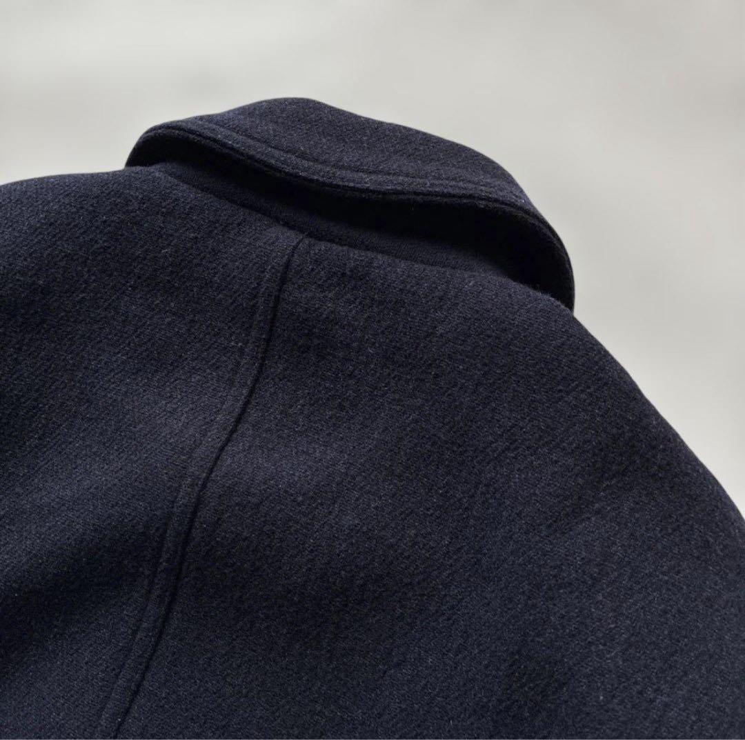 【美品】OHOTORO Mannish Wool Blouson ネイビー