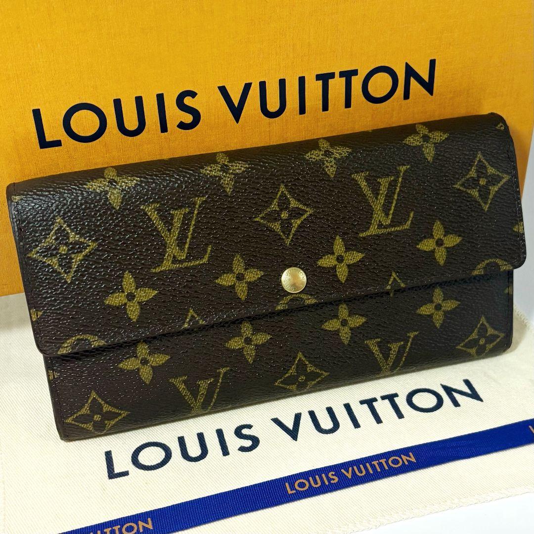 【美品】ルイヴィトン ポルトフォイユ サラ モノグラム 長財布 カード入10枚