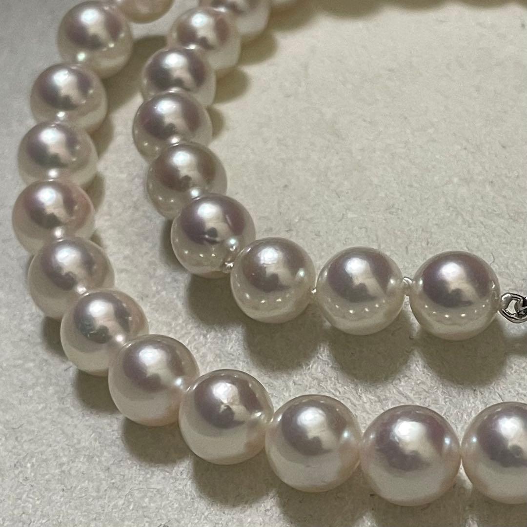 【極美品✨テリ最強】 あこや本真珠 8.0-8.5 ネックレス アコヤ パール