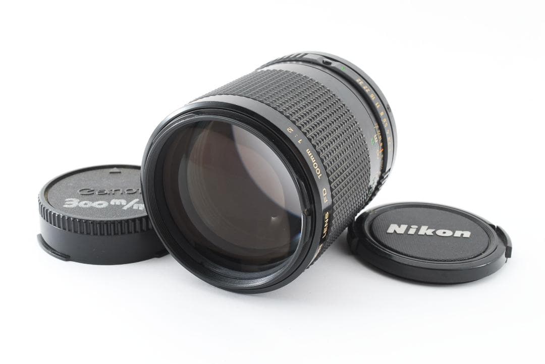 レンズ(単焦点) Canon New FD 100mm f/2 NFD MF Telephoto