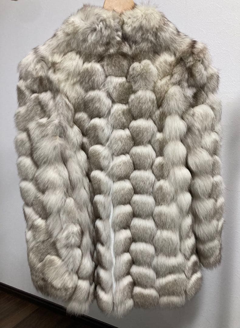 ファーコート 毛皮 EMBA エンバ FOX 産地 ノルウェー 日本製 11号