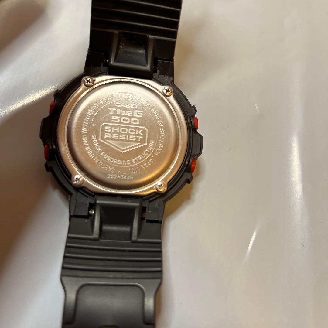 希少！【美品】G-SHOCK アナログ電波ソーラーAWG-500J Gショック