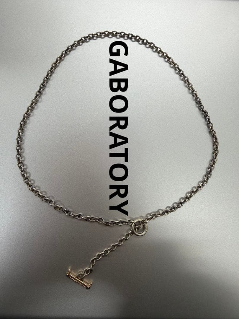 GABORATORY K10/SV スカル　ユニセックス　かっこいい　ネックレス