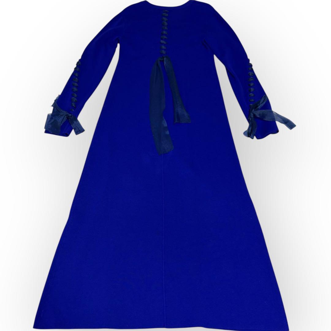 アンスリードUN3D. 【36】ブレイドニットワンピース レースアップ 編み上げ