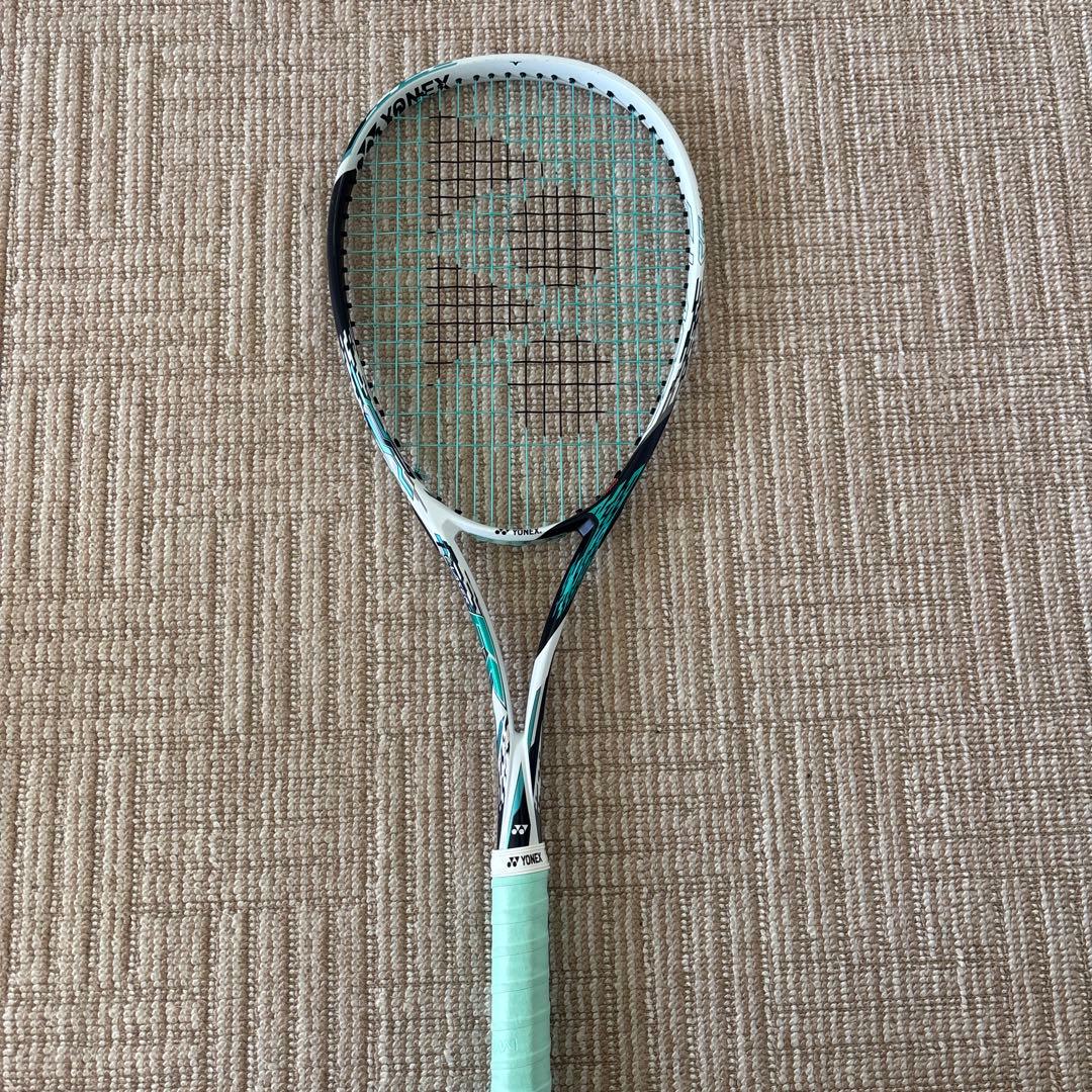 美品 YONEX ソフトテニスラケットエフレーザー5S エメラルド