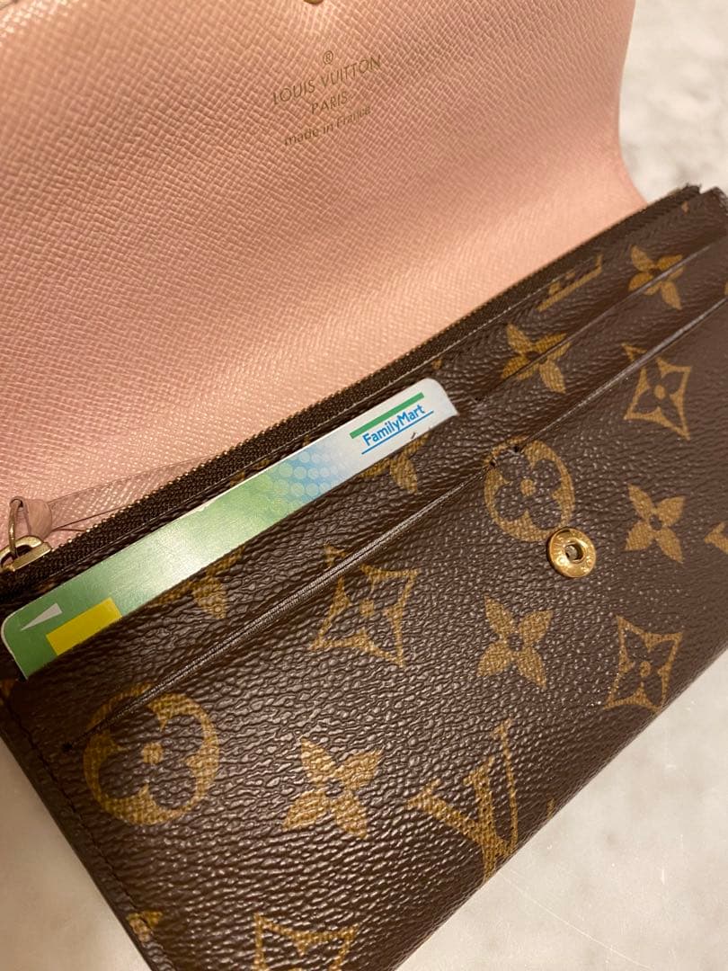 ルイ・ヴィトン 長財布 ブラウン モノグラム