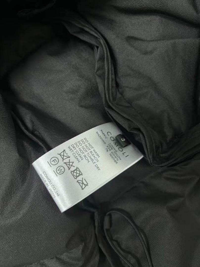 美品 COMOLI 24AW ダウンジャケット 3サイズ st