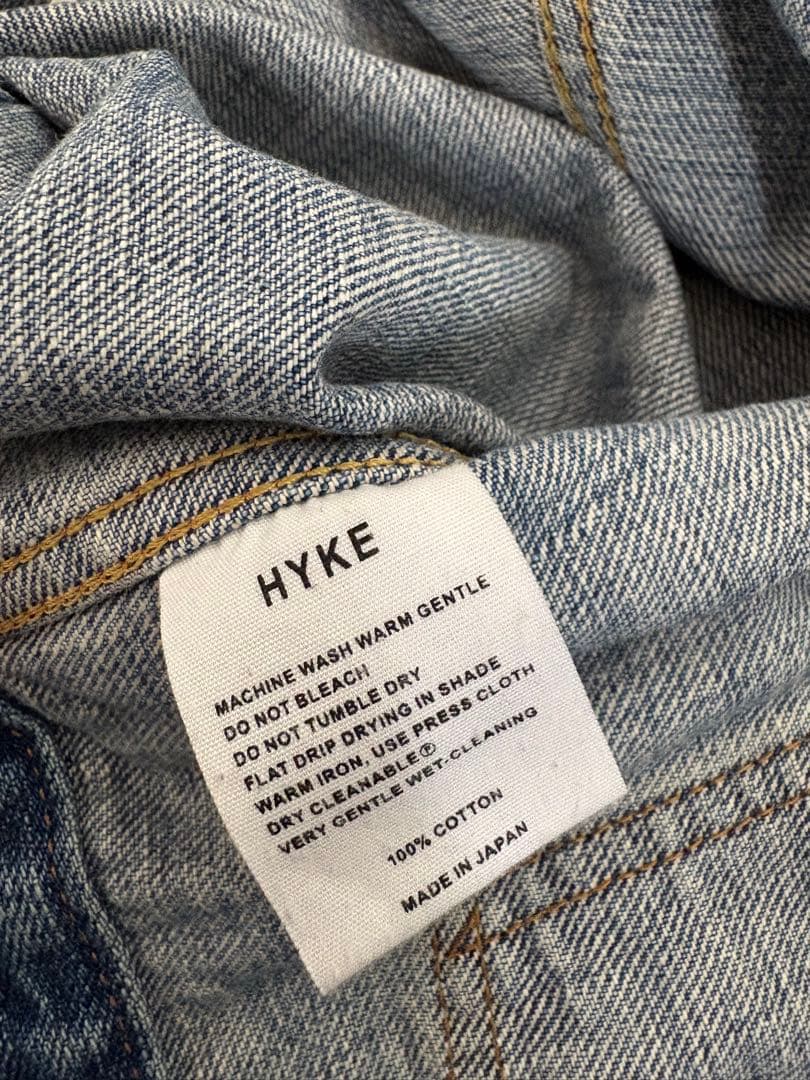 HYKE バルーンスリーブ デニムジャケット
