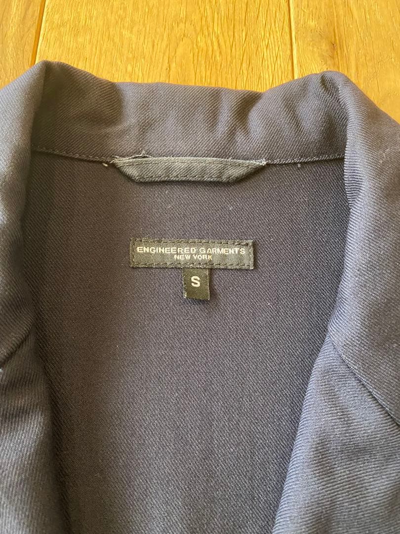 エンジニアド ガーメンツ　ウールサージ　ベンソン　ジャケット　ネイビー