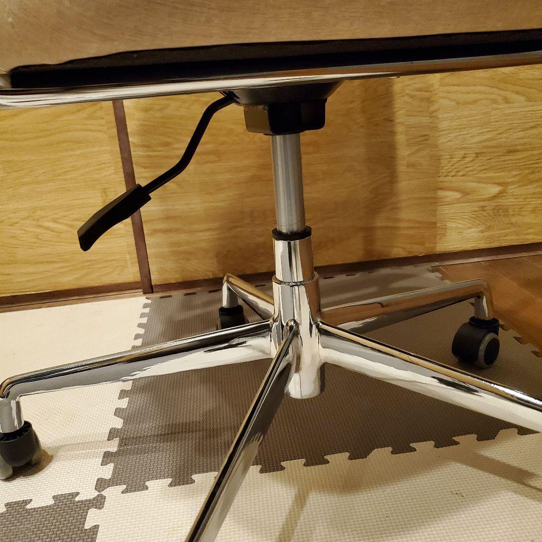 【美品】LOWYA ラタン調デスクチェア キャスター代替品