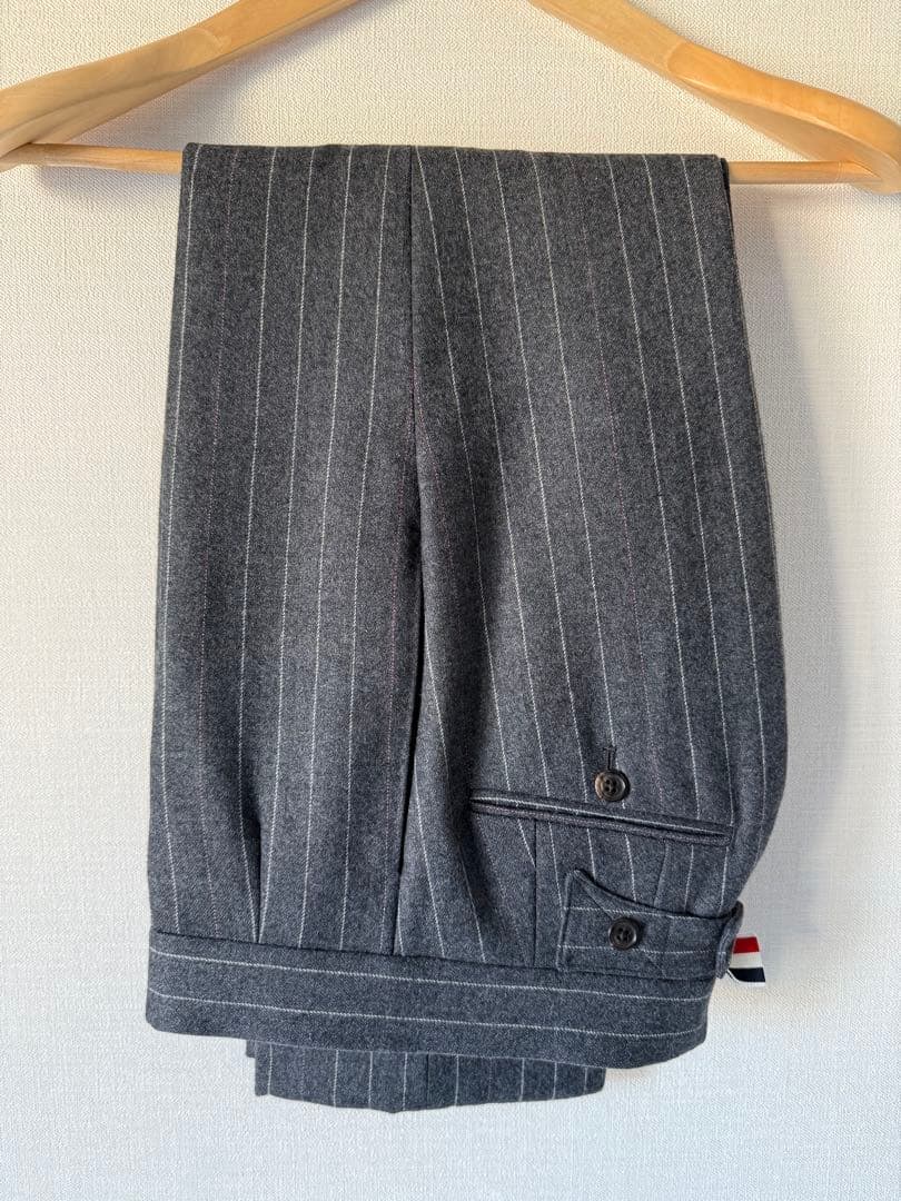 THOM BROWNE. ストライプ スラックス サイズ0