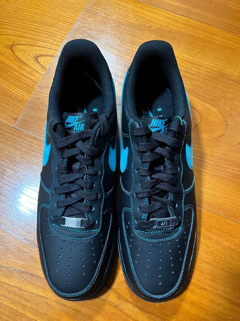 27cm ナイキ AIR FORCE 1 ブラックティファニー 2