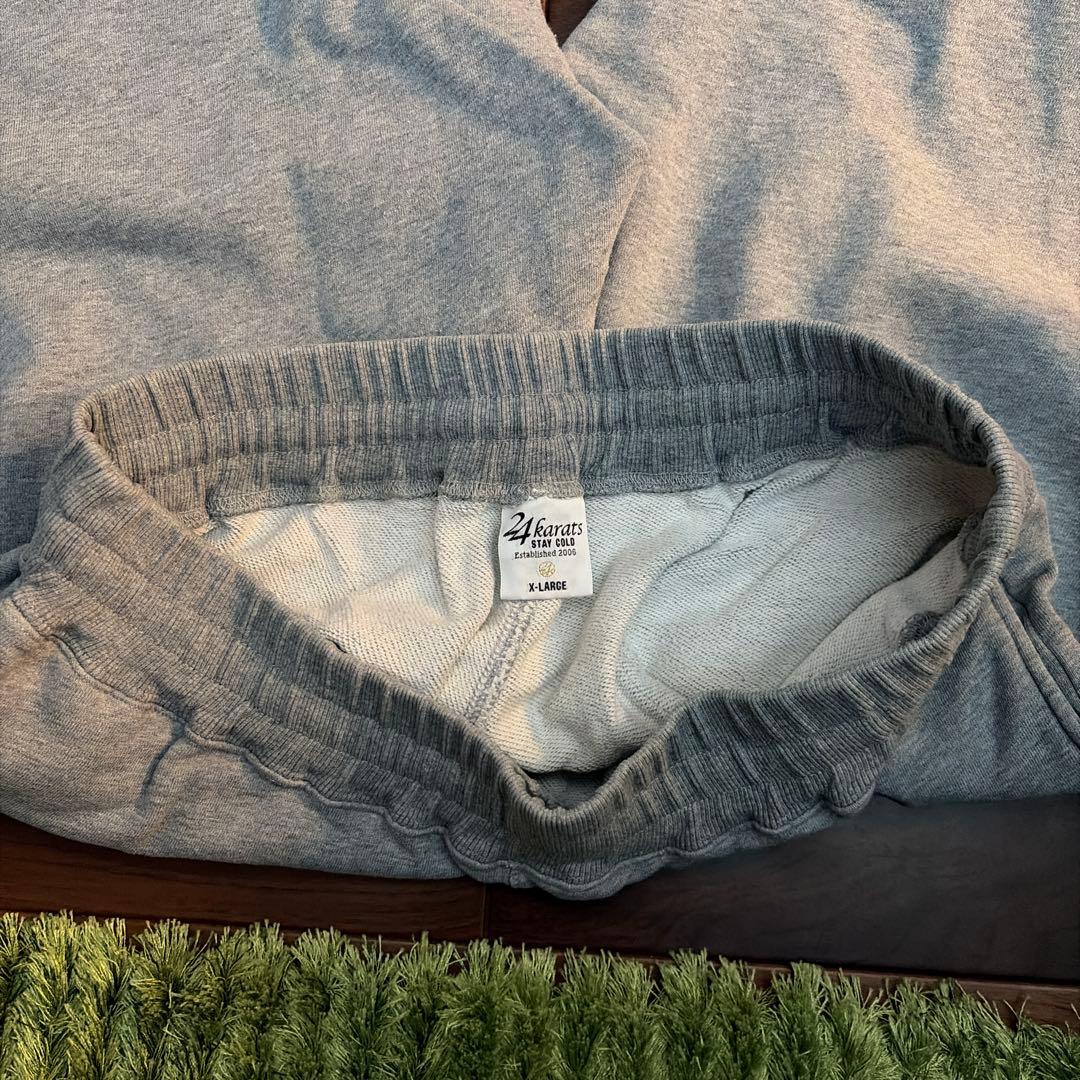 24KARATS ベルベット フード付きジャージ　ショートパンツ２枚