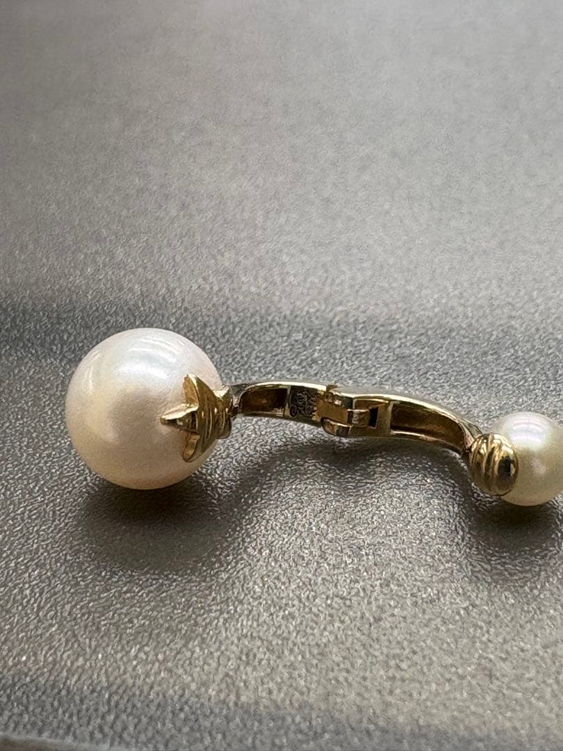 アクセサリー STAR JEWELRY K10 PEARL CLIP EARRINGS