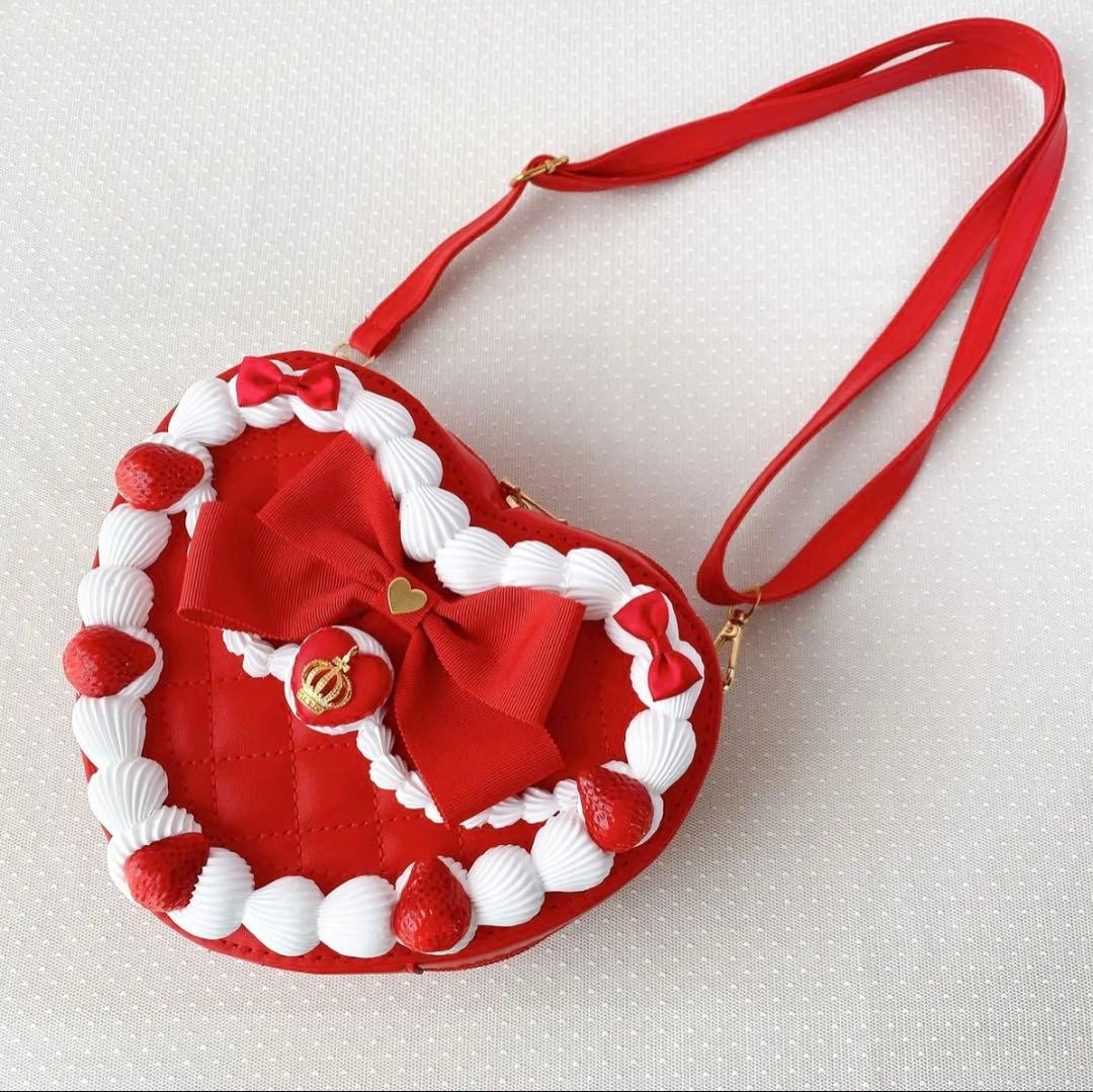 【新品未使用】 いちごケーキショルダーバッグ チェルシィ ハンドメイド