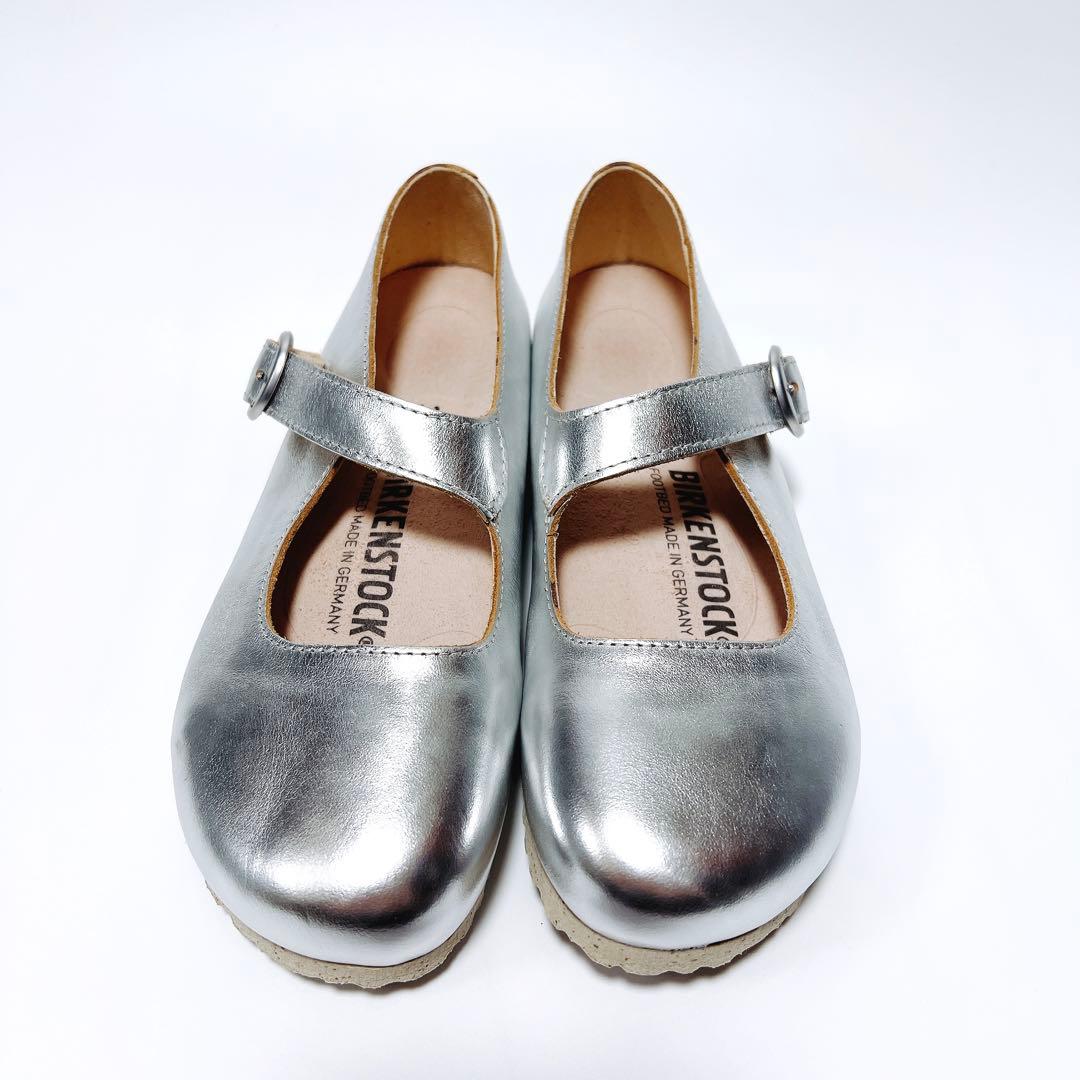 《2025年モデル 極美品》ビルケンシュトック トレーシー シルバー 24cm