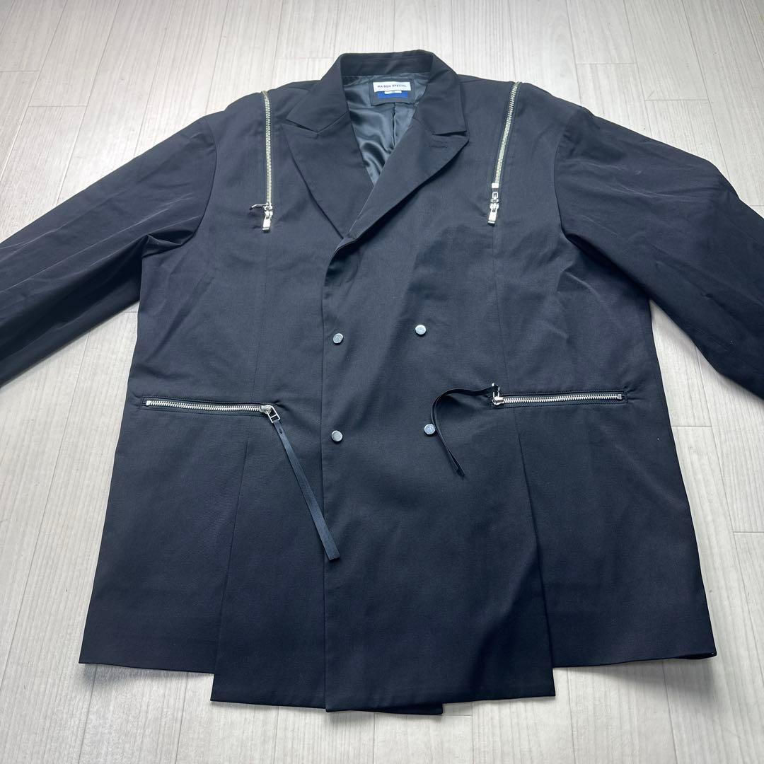 MAISON SPECIAL ジップテーラードジャケット サイズ02 黒系