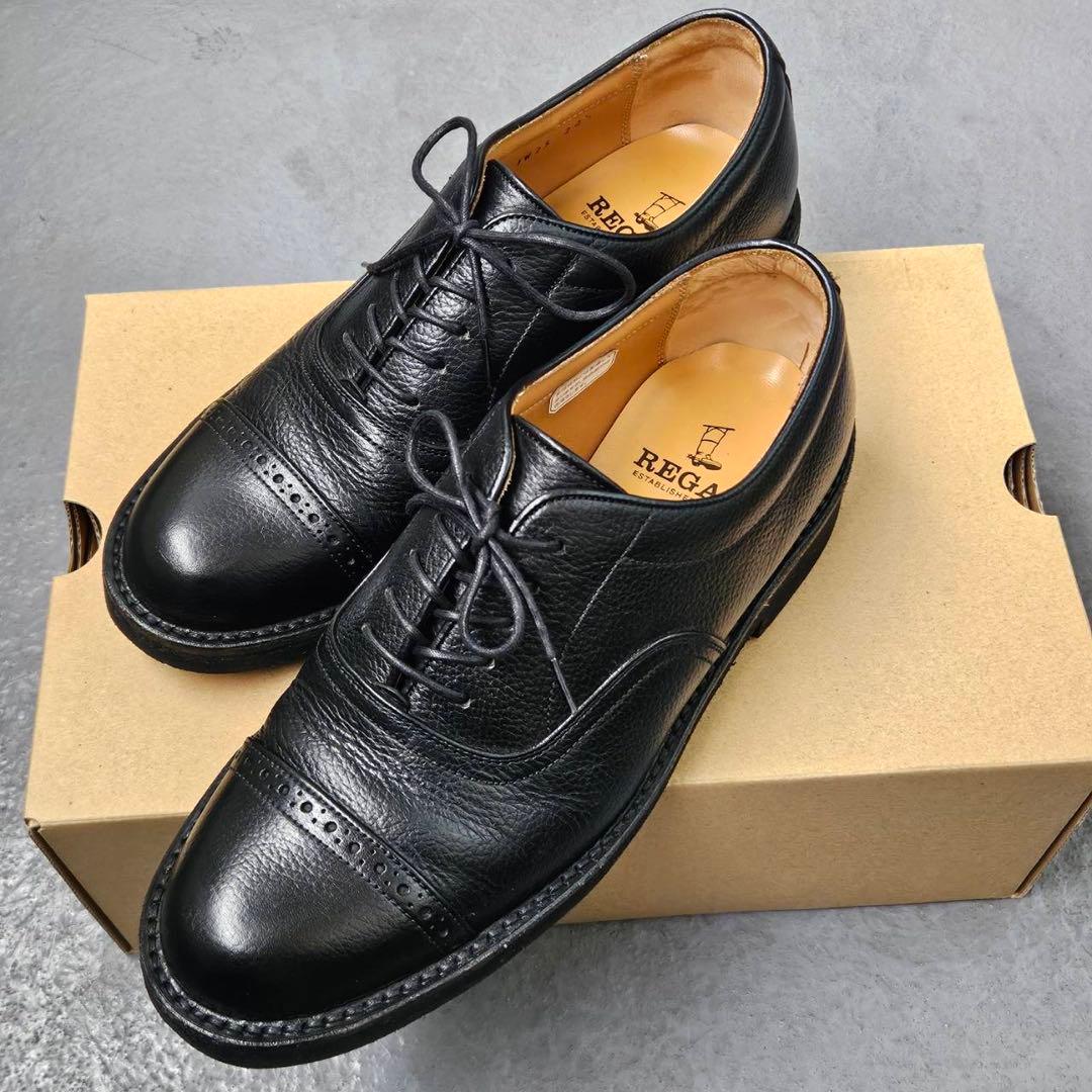 【REGAL】美品 ブラックレザーシューズ