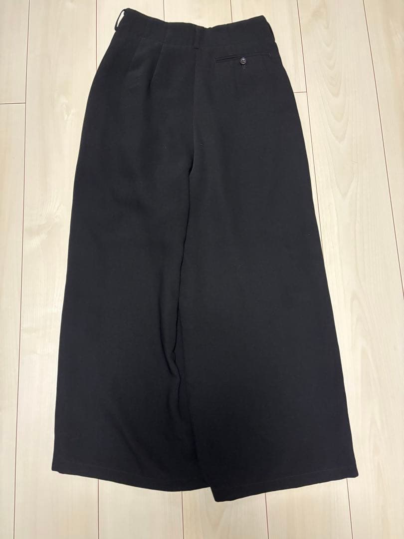 希少 workshop yohji yamamoto ラップパンツ ブラック