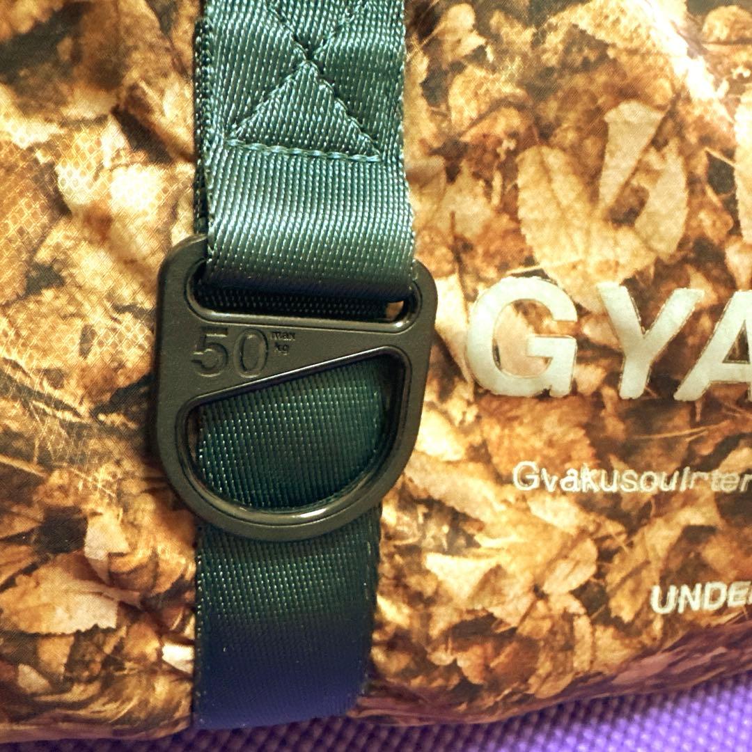 希少高＆超レア特典あり　GYAKUSOU枯葉柄 ボストンバッグ :ドラムバッグ