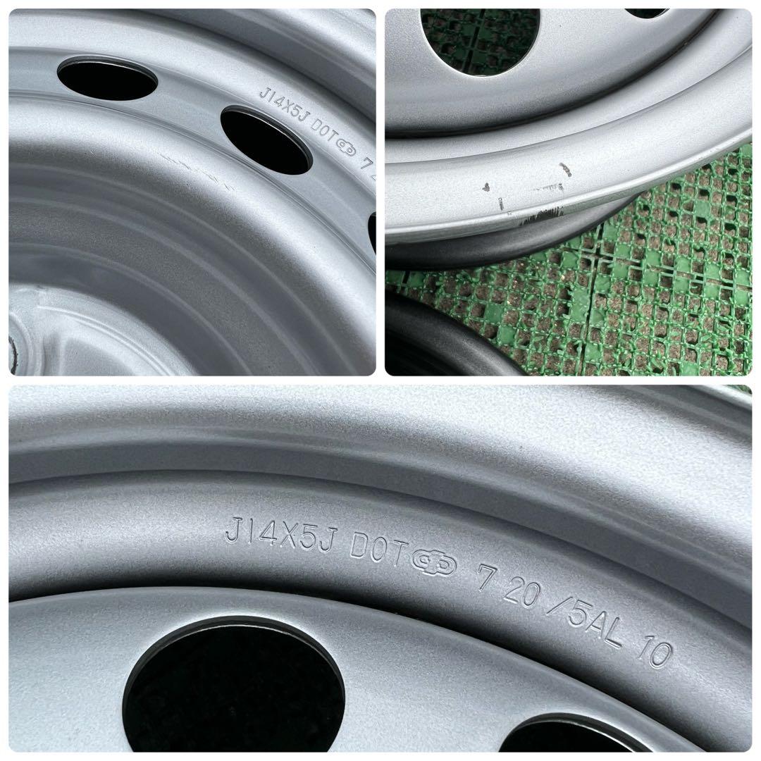 トヨタ純正 プロボックス 14インチスチールホイール シルバー色4本