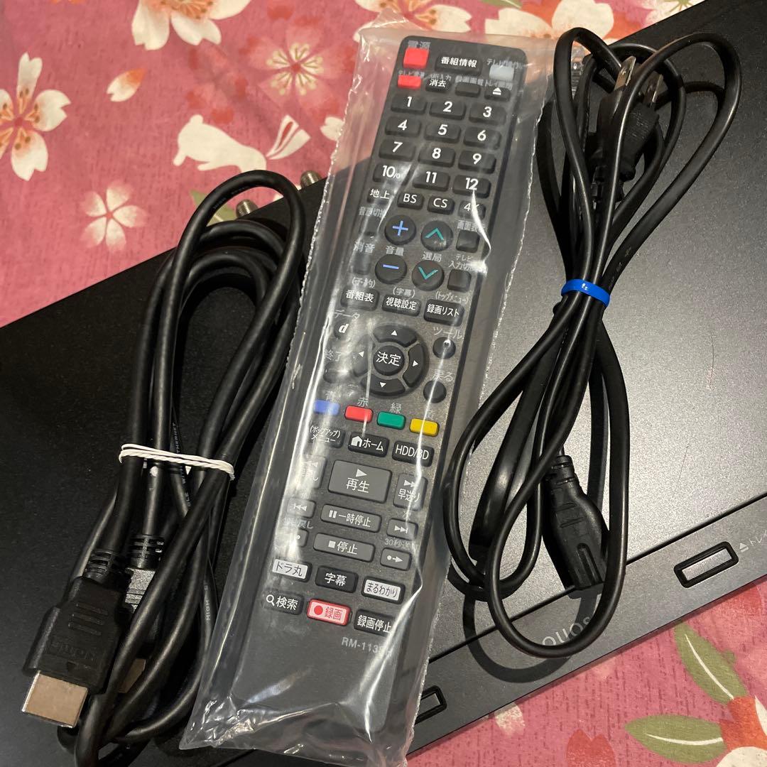 シャープ　BD-NW500 12倍　500GB 2番組W録　新品リモ等付フル装備