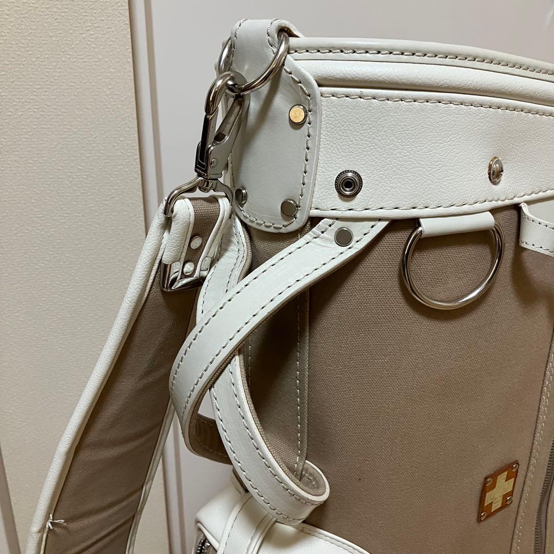 木の庄帆布　クロスハンドル　カートキャディバック