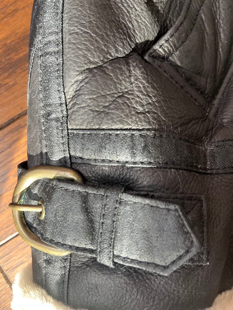 専用　BOSS ムートンジャケット　B-3 牛革　2000年　LL