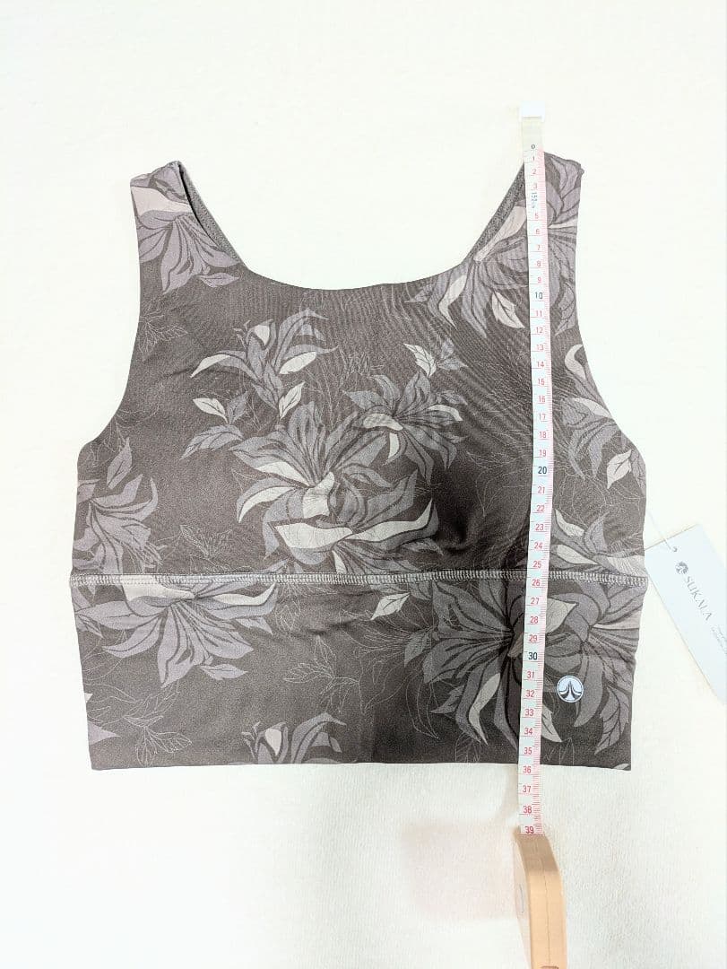 新品タグ付【SUKALA】花柄リリーブラウン上下(S)