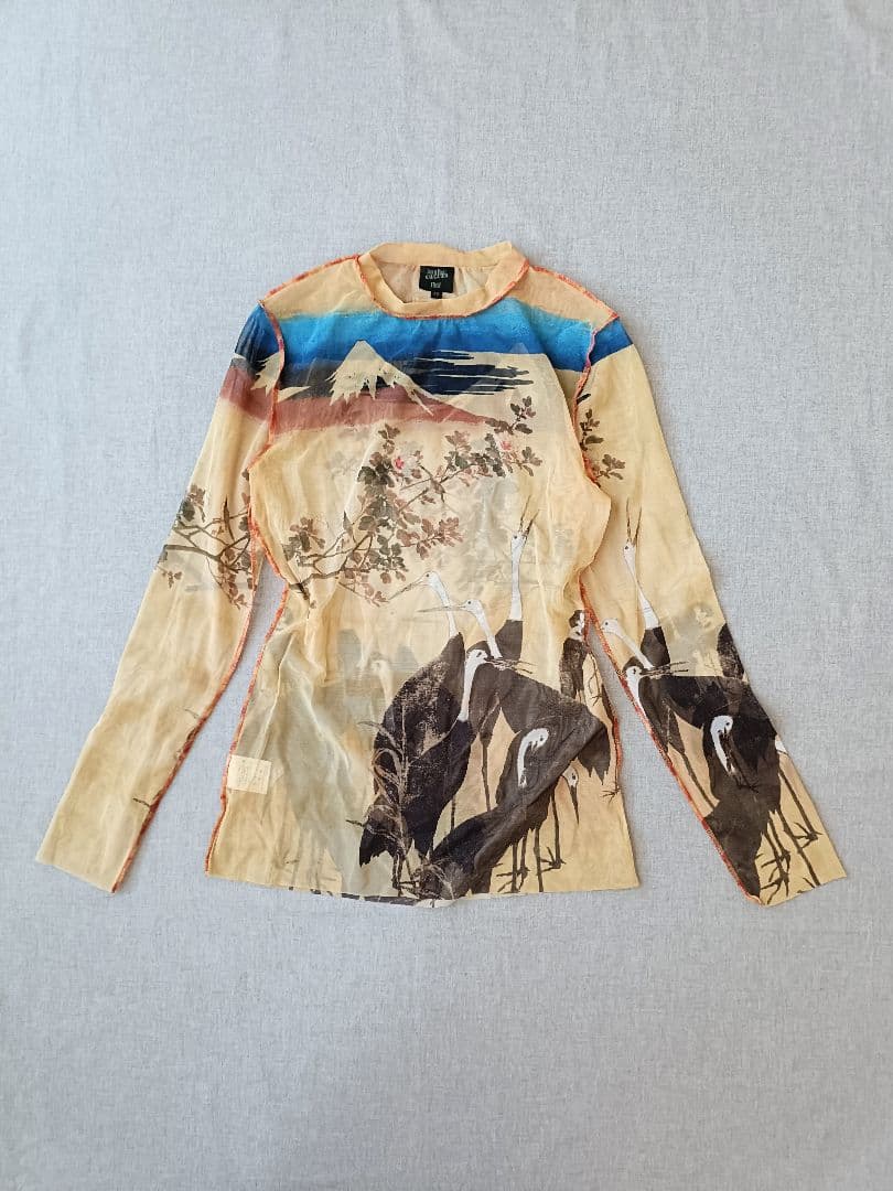 90s jean paul gaultier femme パワーネットトップス