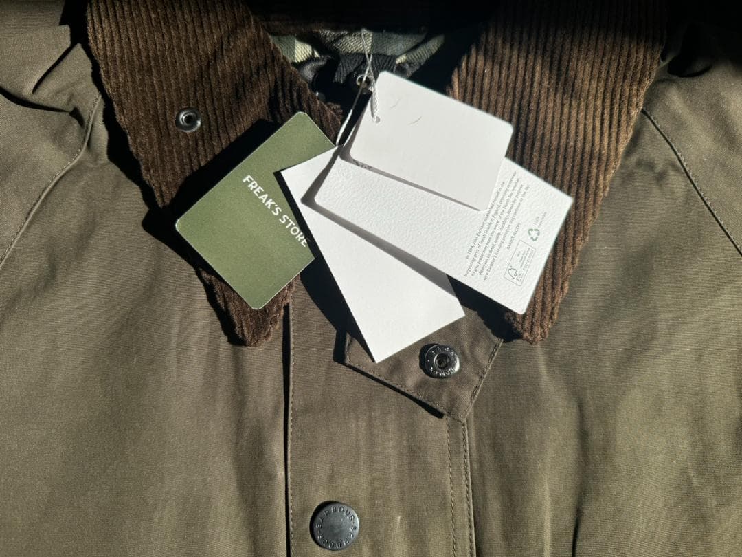 【新品未使用】バブアー　フリークスストア別注42サイズ　ビデイル　Barbour